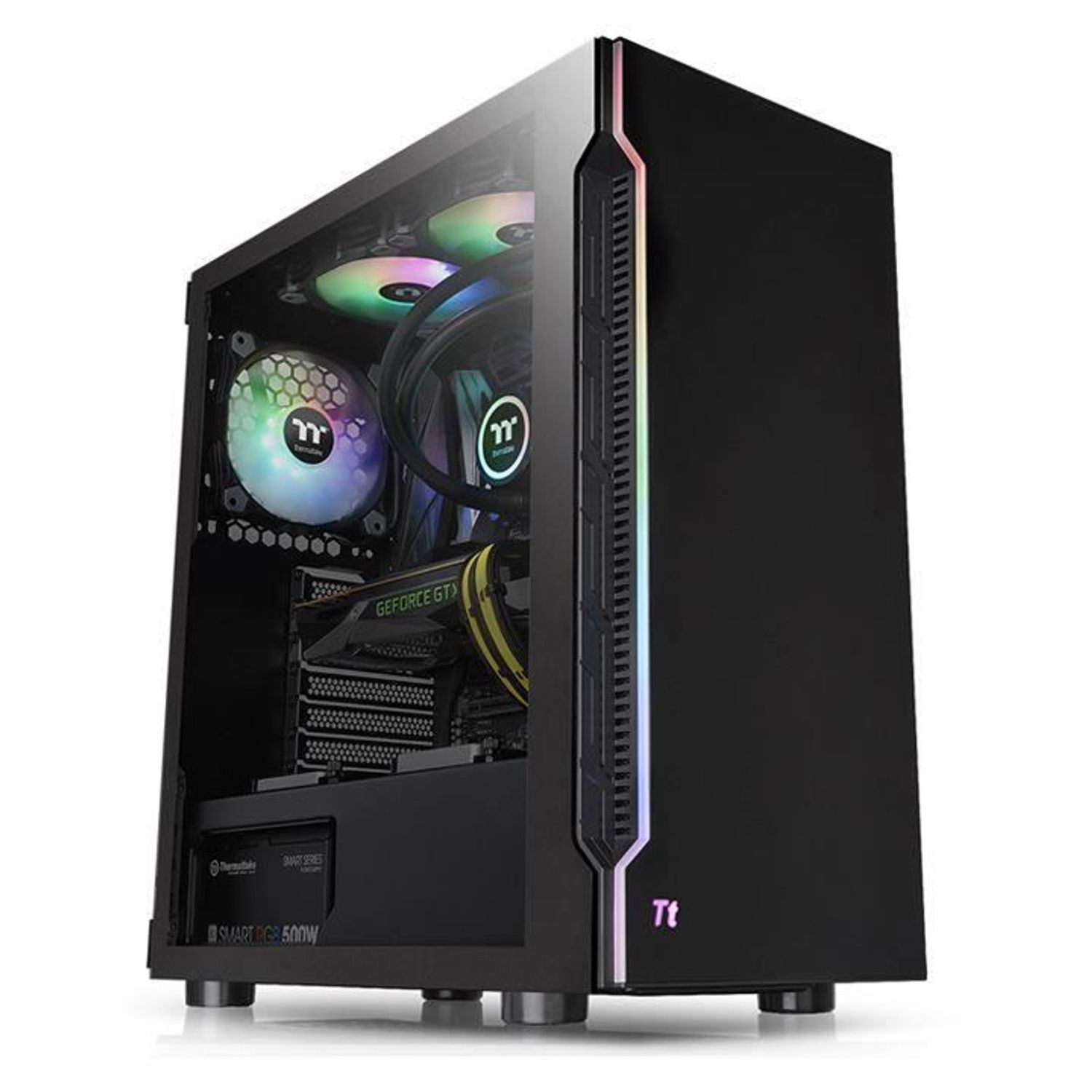 Carcasa Thermaltake H200, MidTower, Tempered Glass (Negru) fotografia produsului
