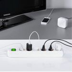 Prelungitor HAMA 121915, 6 prize Schuko, 3m (Alb) fotografia produsului View 9 S