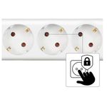Prelungitor HAMA 121915, 6 prize Schuko, 3m (Alb) fotografia produsului View 5 S