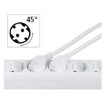 Prelungitor HAMA 121915, 6 prize Schuko, 3m (Alb) fotografia produsului View 7 S