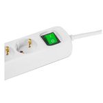 Prelungitor HAMA 121915, 6 prize Schuko, 3m (Alb) fotografia produsului View 6 S