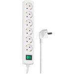 Prelungitor HAMA 121915, 6 prize Schuko, 3m (Alb) fotografia produsului View 3 S