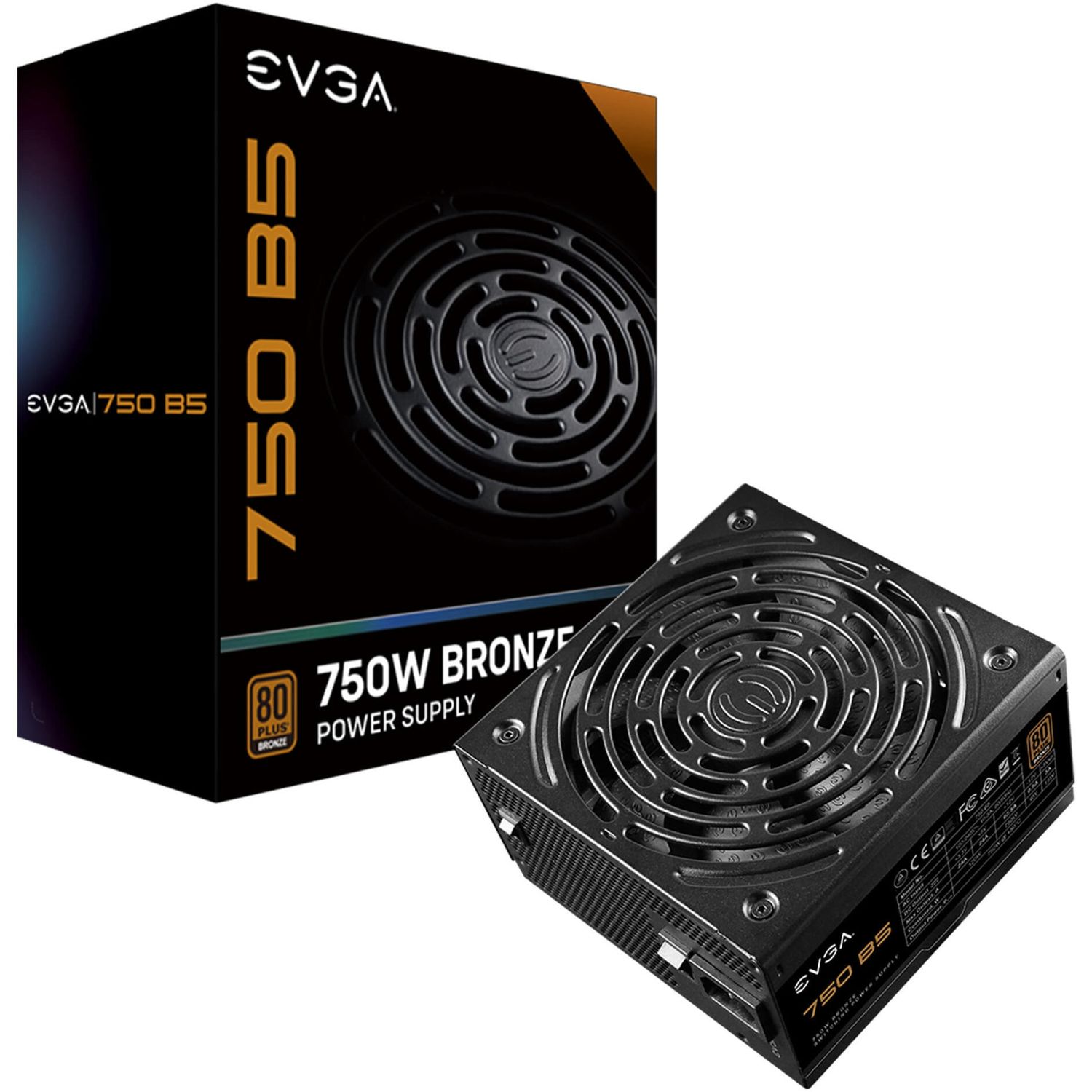 Sursa EVGA 750 B5, 80 PLUS&reg; Bronze, 750W, Fully Modular fotografia produsului