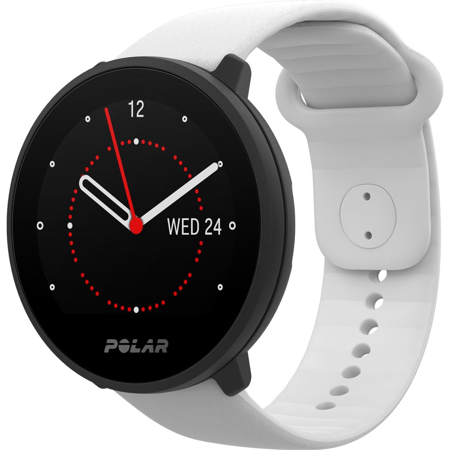 Smartwatch Polar UNITE, marime S-L, curea silicon, display IPS TFT, Bluetooth (Alb) fotografia produsului
