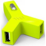 Incarcator Auto Tylt Y-Charge, 2x USB, 2.1Ah (Verde) fotografia produsului View 2 S