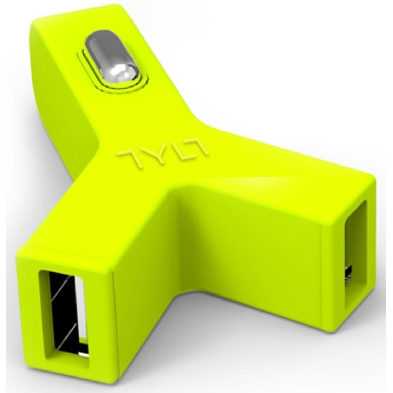 Incarcator Auto Tylt Y-Charge, 2x USB, 2.1Ah (Verde) fotografia produsului View 2 L