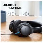 Casti Stereo Anker Soundcore Life Q20+, Bluetooth, Active Noise Cancelling, MultiPoint, Microfon (Negru) fotografia produsului View 3 S