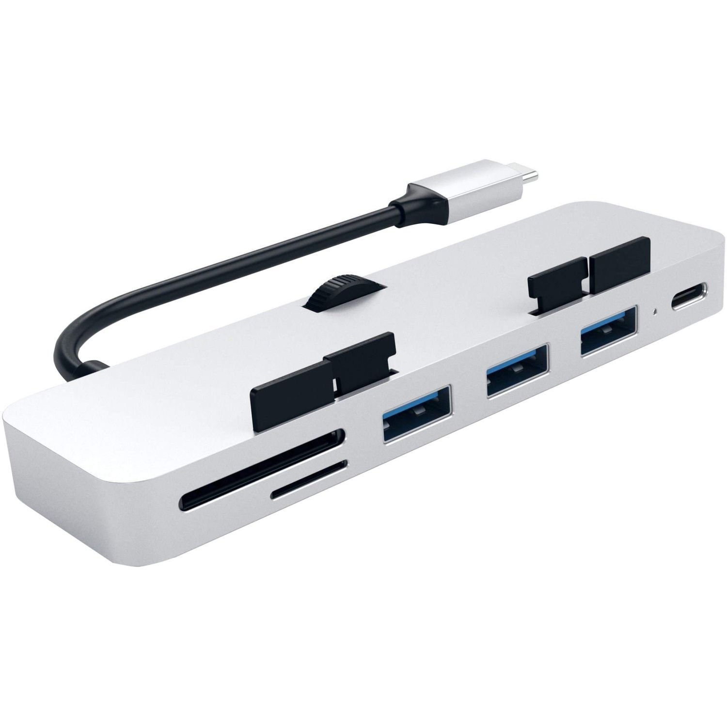 Docking station Satechi Aluminum TYPE-C CLAMP PRO, Silver fotografia produsului
