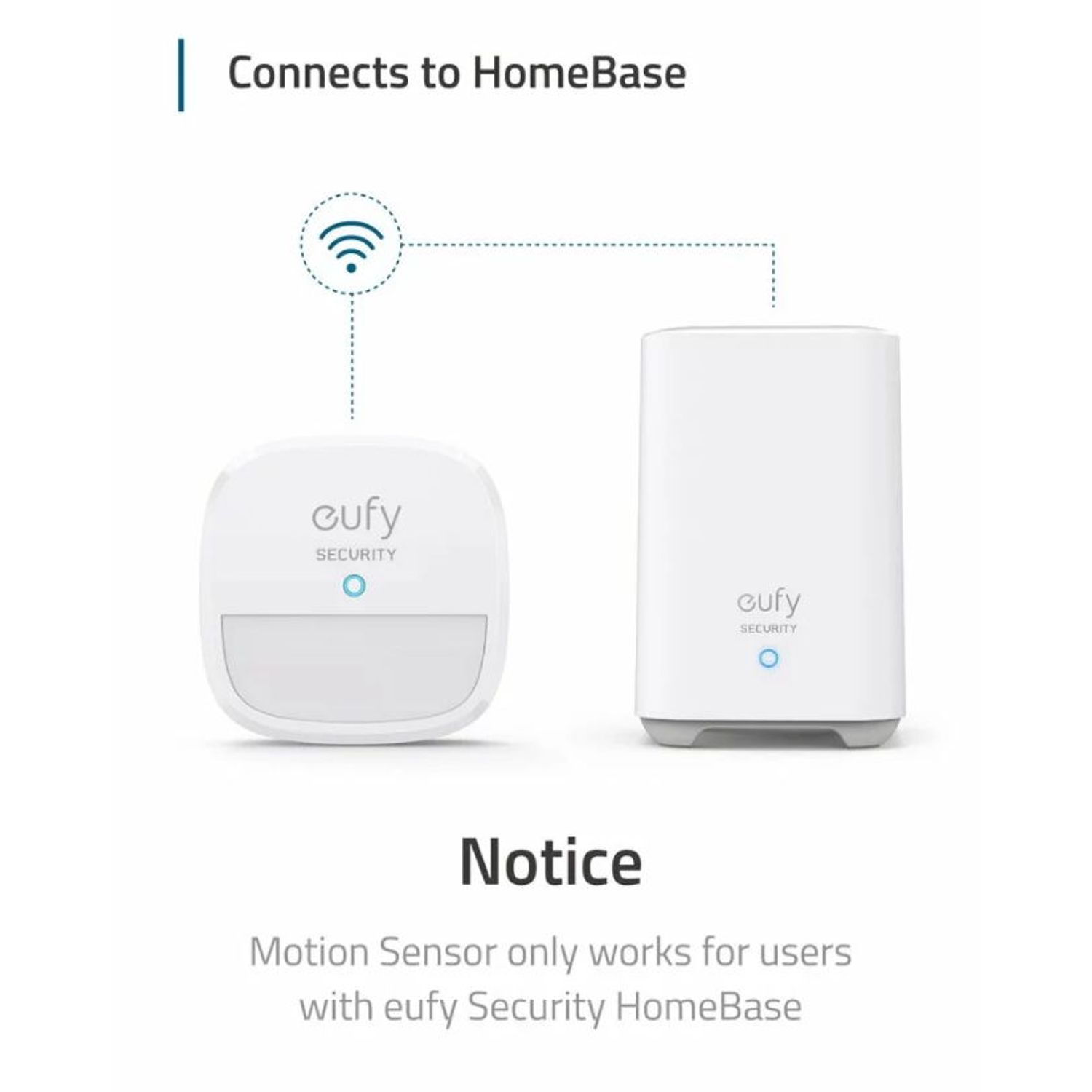 Senzor de miscare Wireless Eufy T8910021 Security, 30m (Alb) fotografia produsului View 13 L