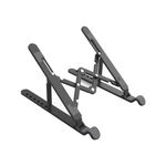 Stand laptop din aluminiu Orico PFB-A24, pliabil, Negru fotografia produsului