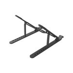 Stand laptop din aluminiu Orico PFB-A24, pliabil, Negru fotografia produsului View 3 S