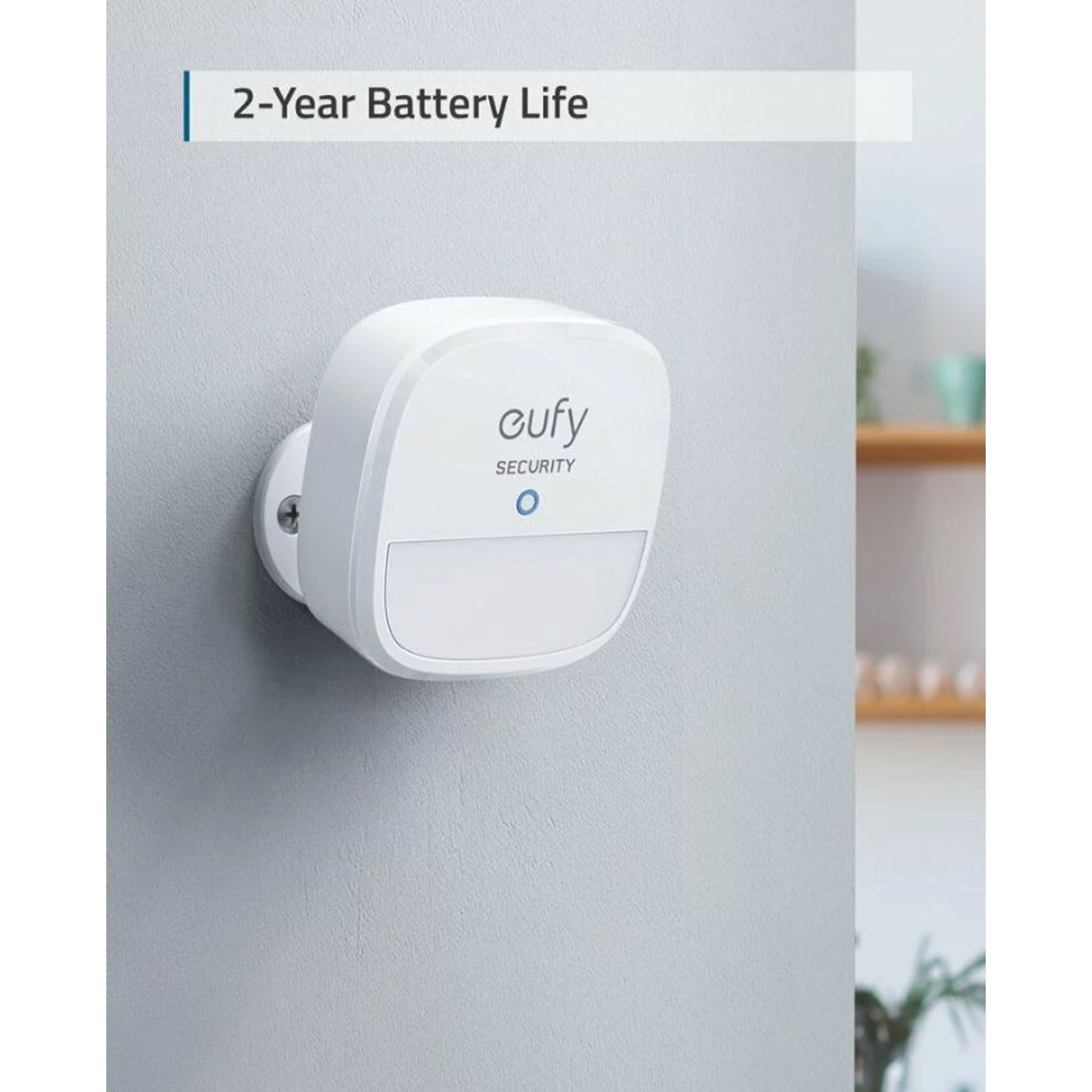 Senzor de miscare Wireless Eufy T8910021 Security, 30m (Alb) fotografia produsului View 10 L