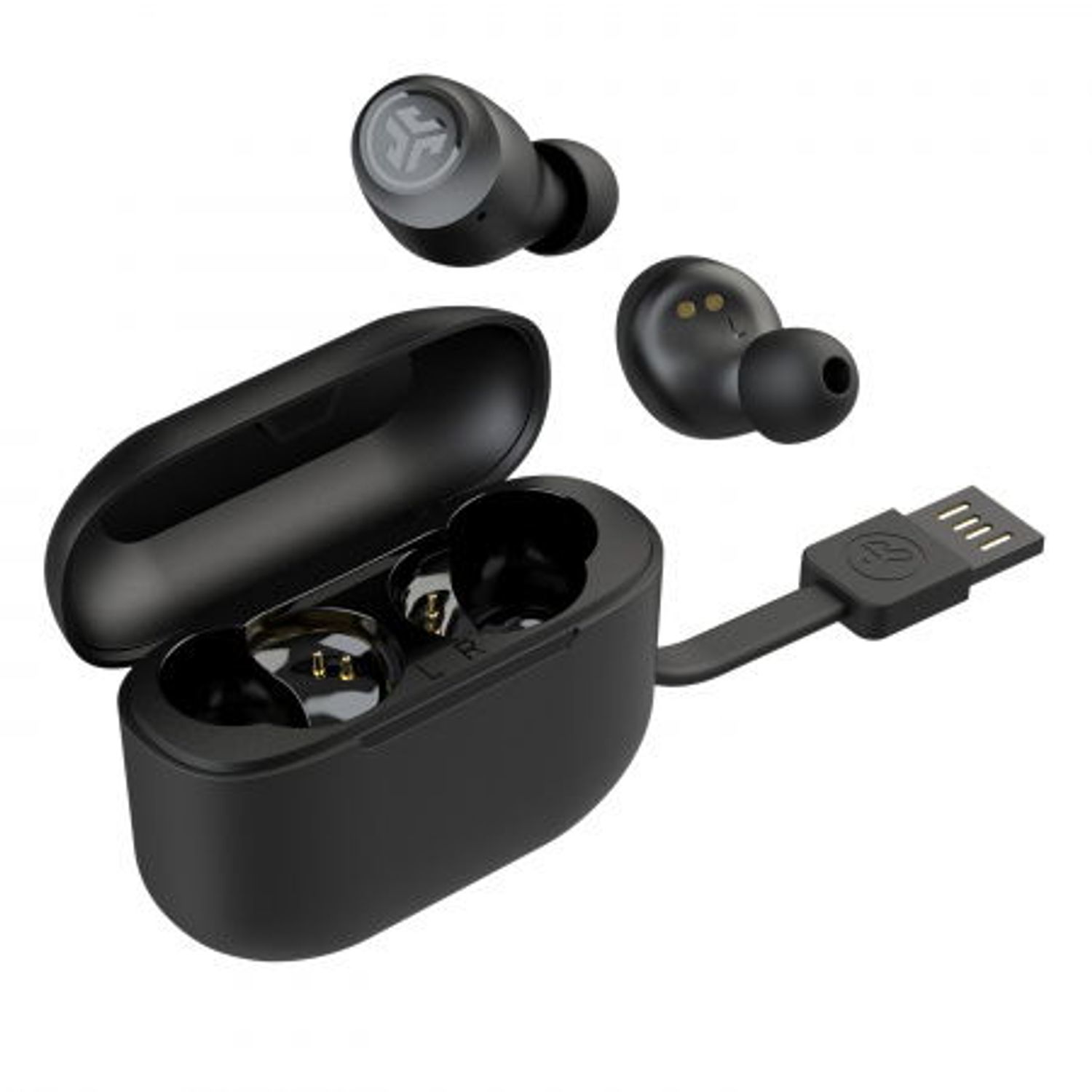 Casti True Wireless JLAB GO Air Pop, Bluetooth, Microfon (Negru) fotografia produsului View 3 L