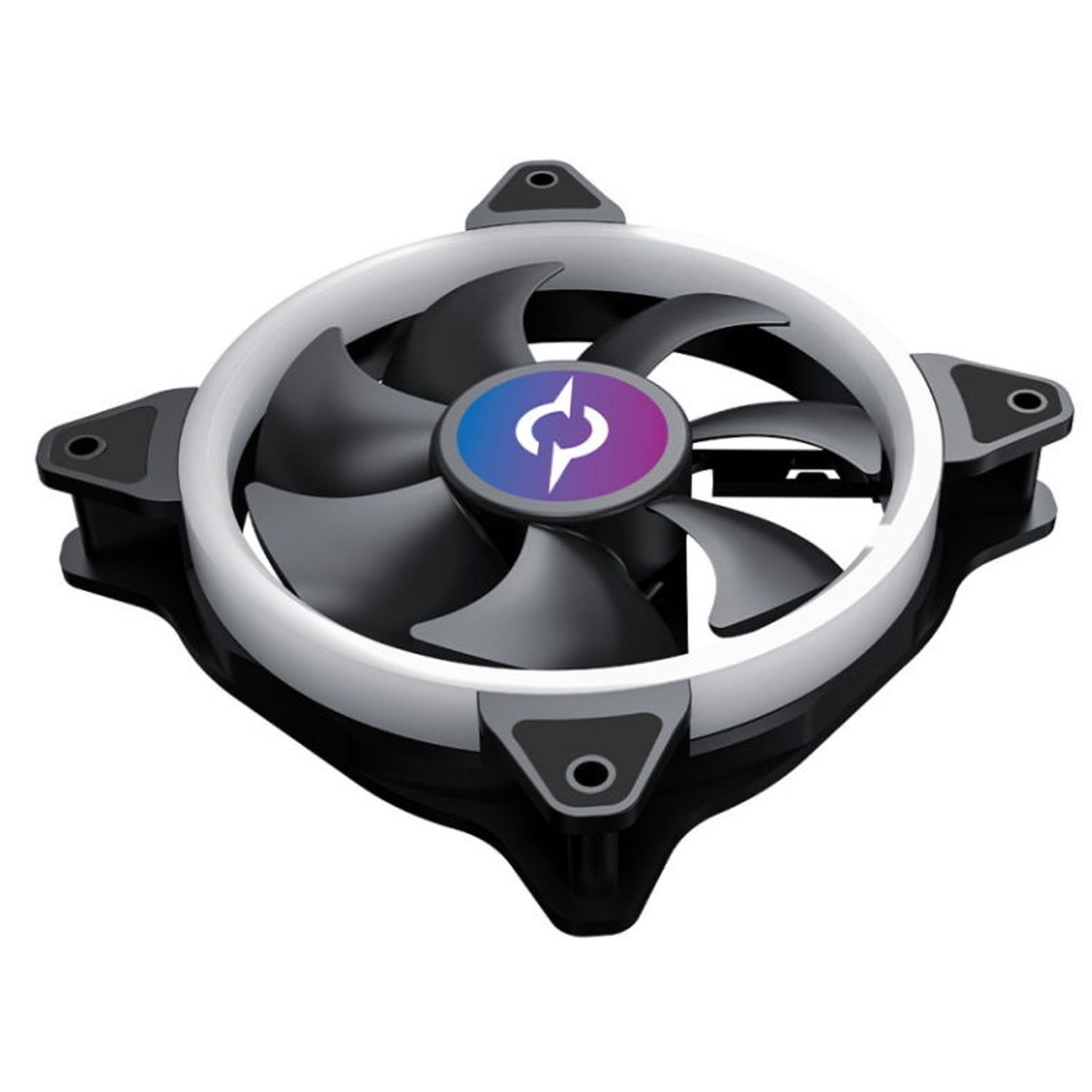 Ventilator AQIRYS Cetus 4P-12SL22-RGB, 120 mm fotografia produsului View 4 L
