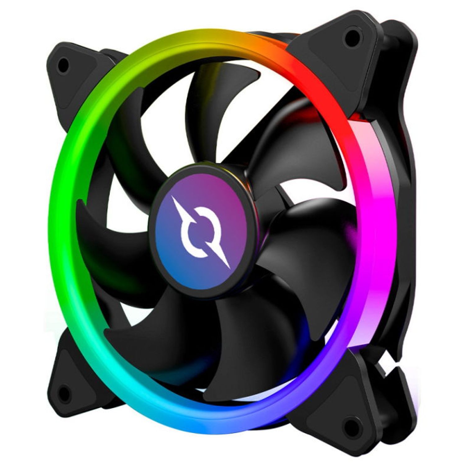 Ventilator AQIRYS Cetus 4P-12SL22-RGB, 120 mm fotografia produsului View 2 L