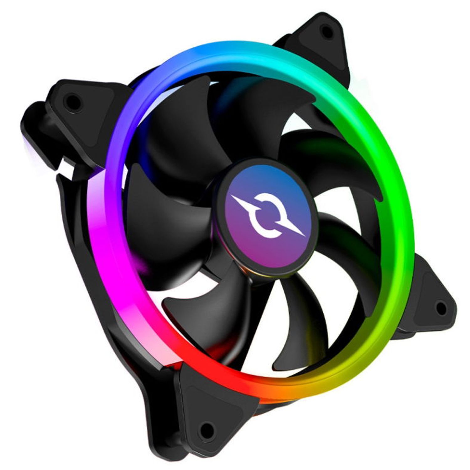 Ventilator AQIRYS Cetus 4P-12SL22-RGB, 120 mm fotografia produsului View 3 L