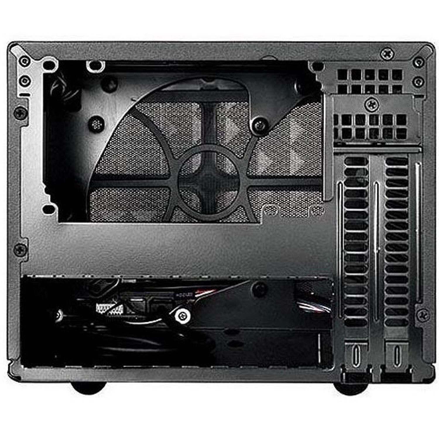 Carcasa Silverstone SG13, CubeTower (Negru) fotografia produsului View 2 L