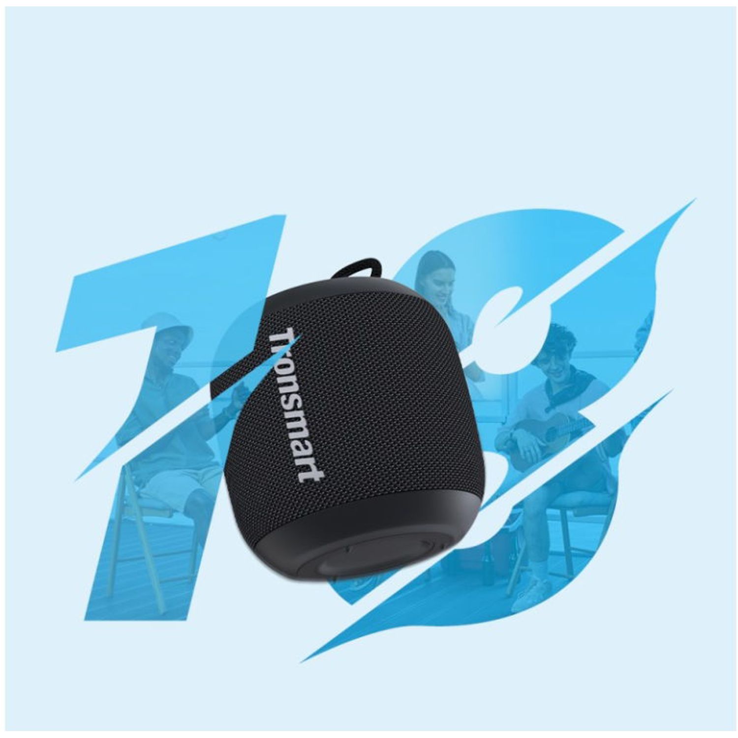 Boxa portabila Tronsmart T7 Mini, Bluetooth, 15W, IPX7 (Negru) fotografia produsului View 2 L