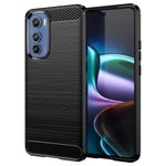 Husa Carbon flexible pentru Motorola Edge 30 (Negru) fotografia produsului