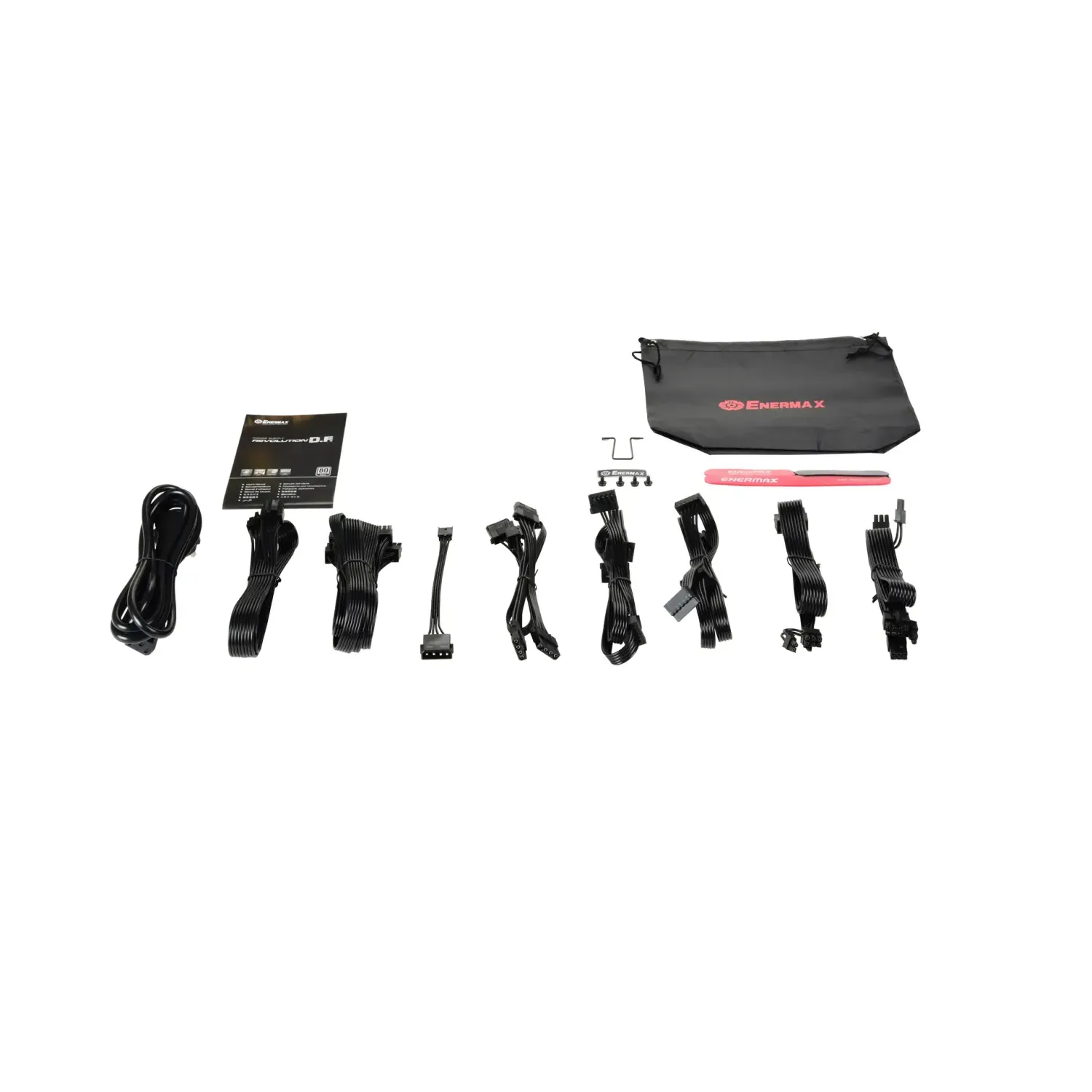 Sursa Enermax REVOLUTION DF, ATX, Gaming PSU, 850W, 80Plus Gold, Negru fotografia produsului View 3 L
