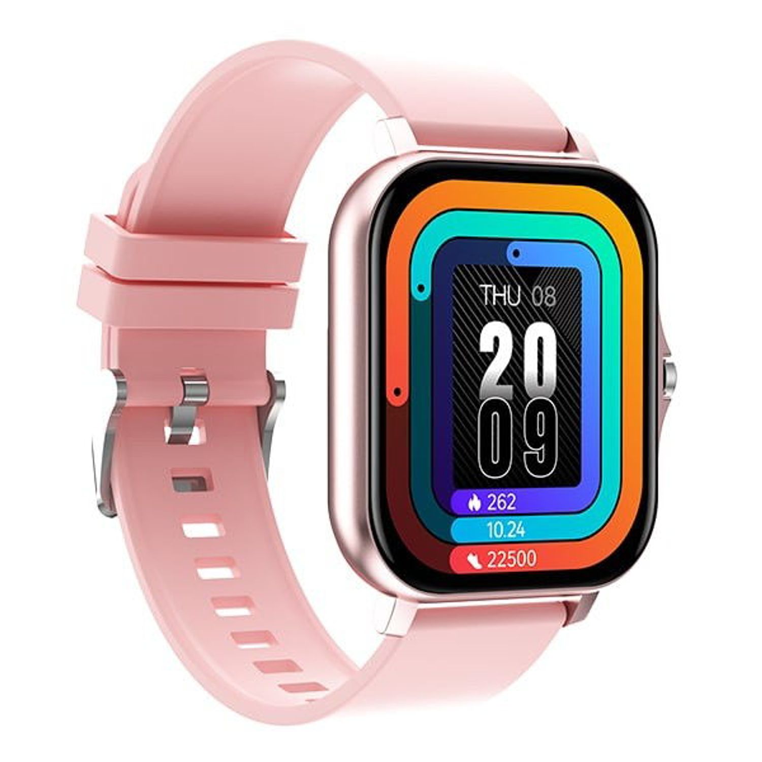 Smartwatch Allview CONNECT S, ecran 1,7" IPS, Bluetooth V5.0, Android/IOS, Microfon, Difuzor (Roz) fotografia produsului View 3 L