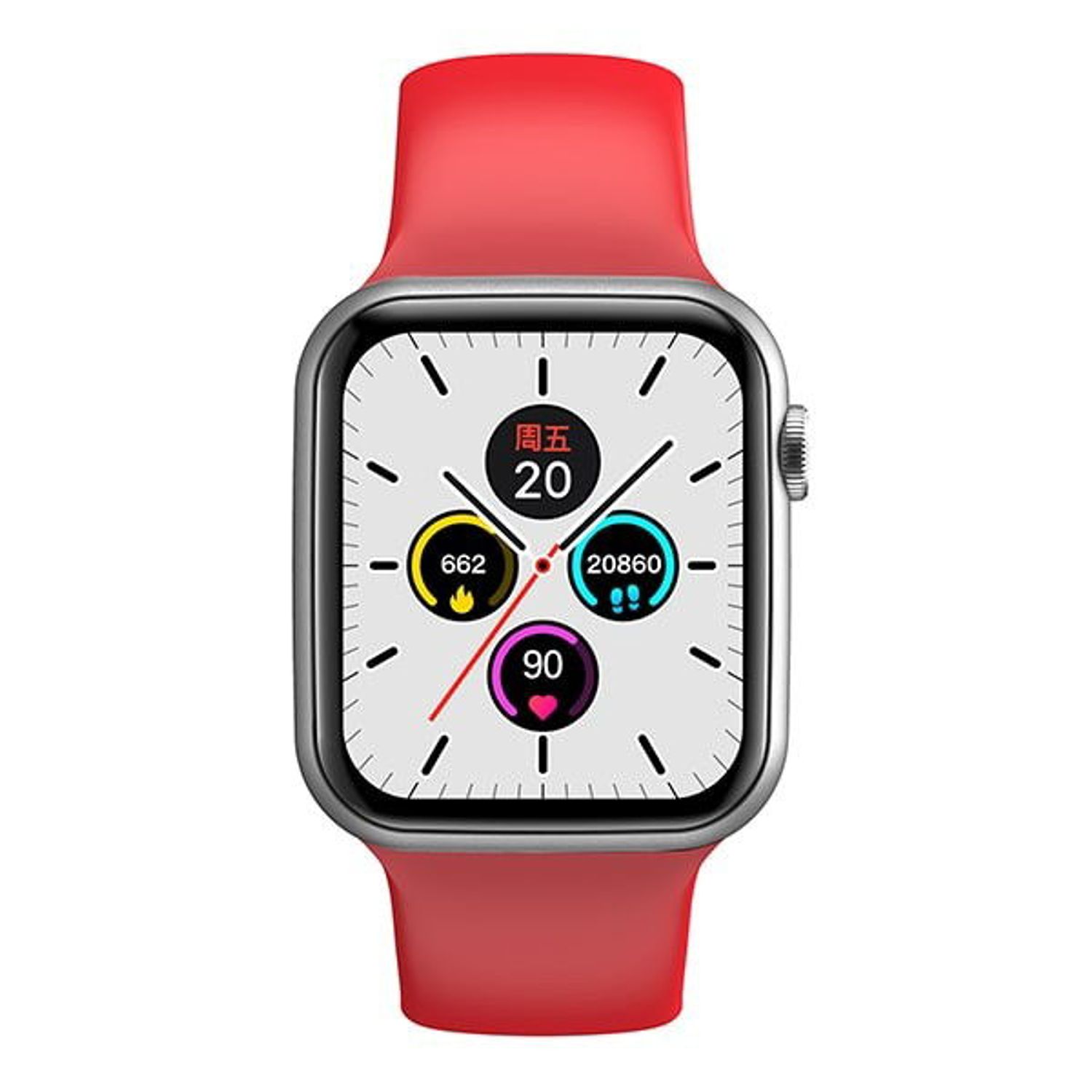 Smartwatch Allview CONNECT Z, ecran 1,69" IPS, Bluetooth V5.0, Android/IOS, Microfon, Difuzor (Rosu) fotografia produsului