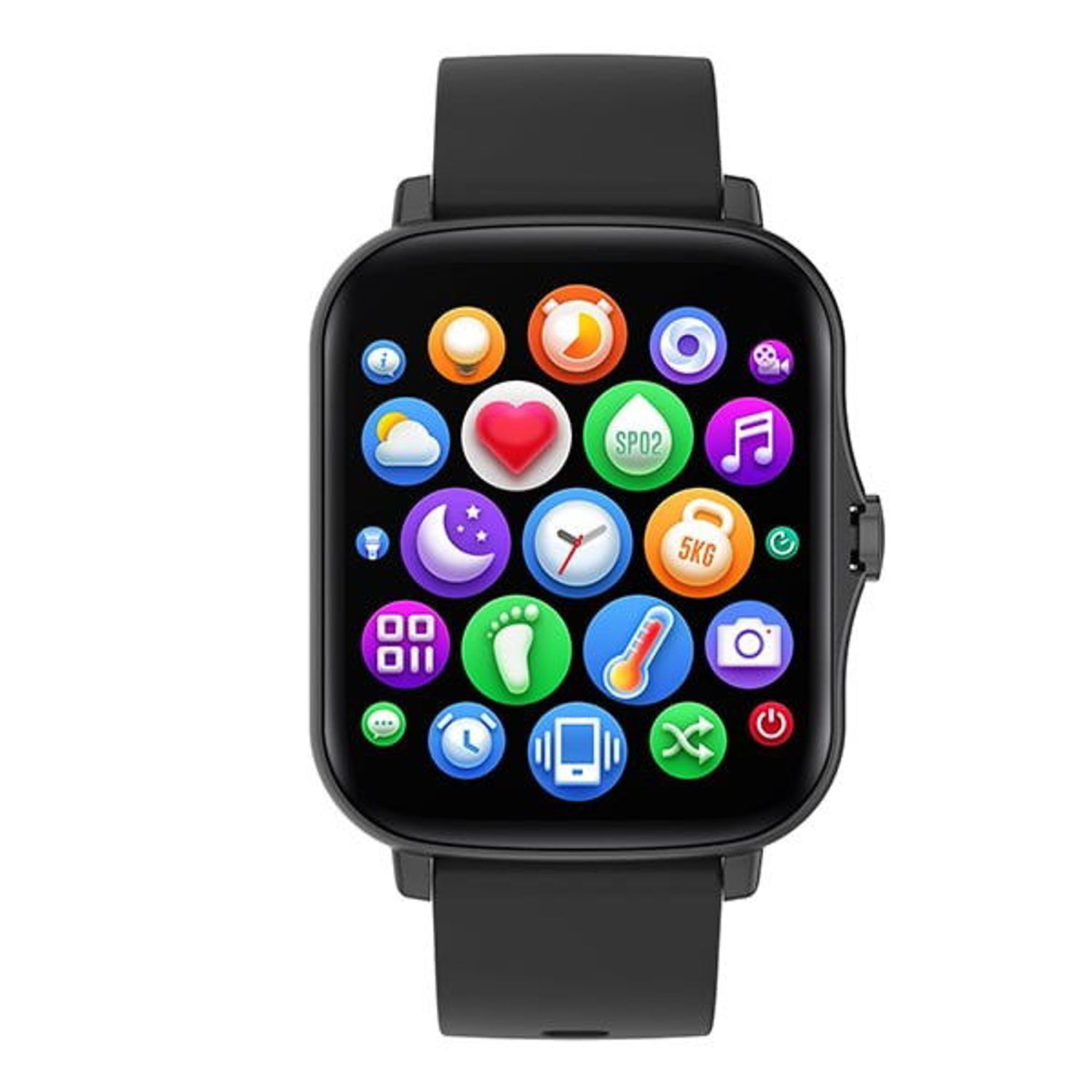 Smartwatch Allview CONNECT G, ecran 1,7" LCD, Bluetooth V5.1, Android/IOS, Microfon, Difuzor (Negru) fotografia produsului View 5 L
