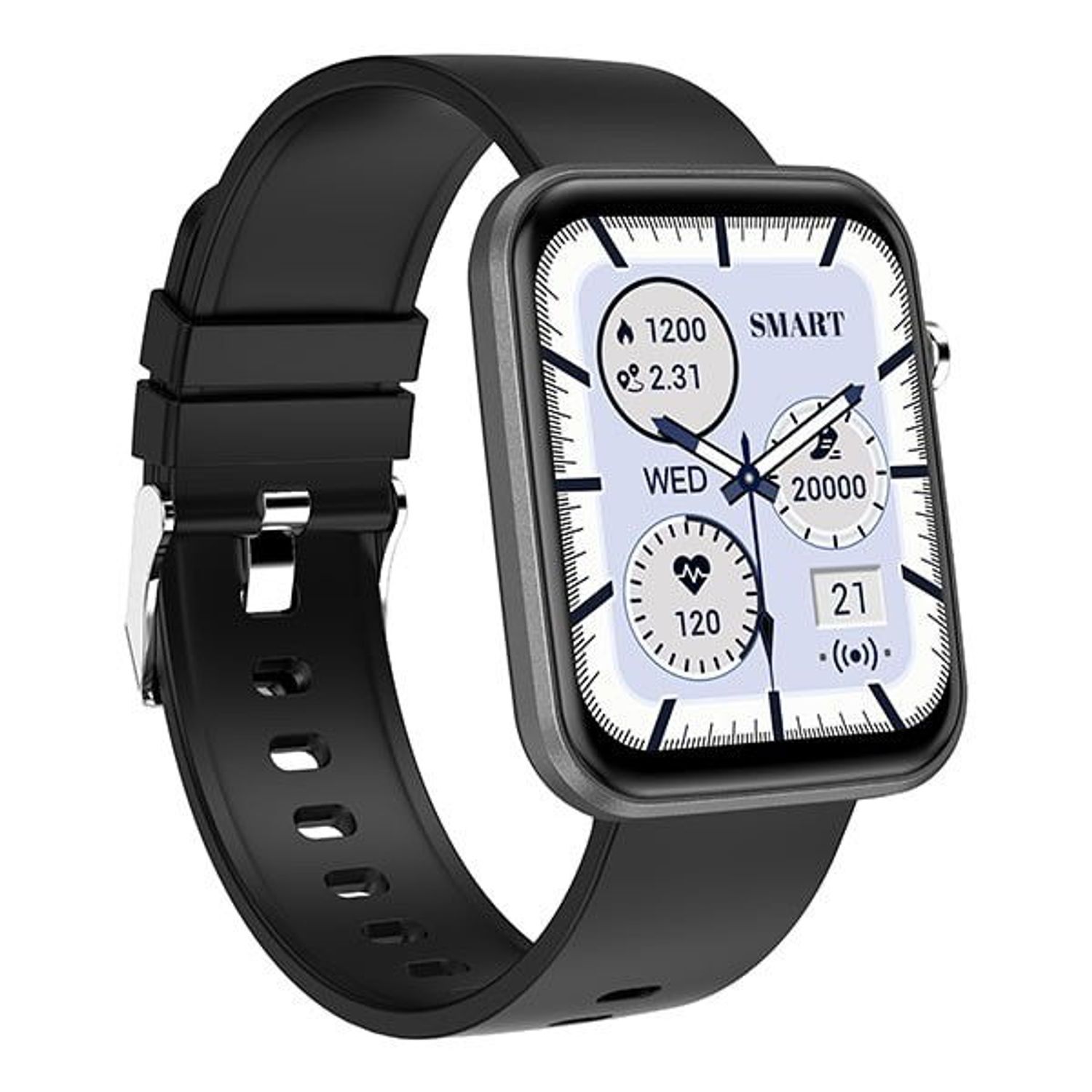 Smartwatch Allview StyFit U, ecran 1.69" IPS, Bluetooth V5.0, Android/IOS, IP67 (Negru) fotografia produsului View 4 L