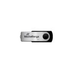 Stick USB MediaRange MR908, 8GB, USB 2.0 (Argintiu/Negru) fotografia produsului View 2 S