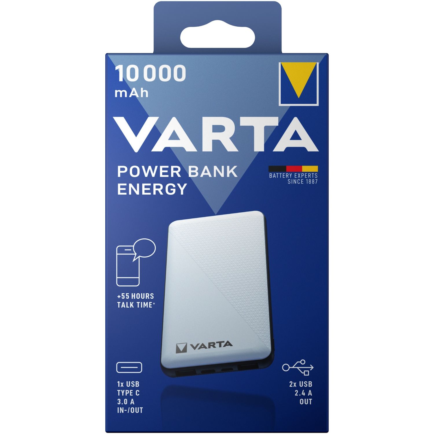 Acumulator extern Varta 57976 ENERGY 10000 mAh fotografia produsului