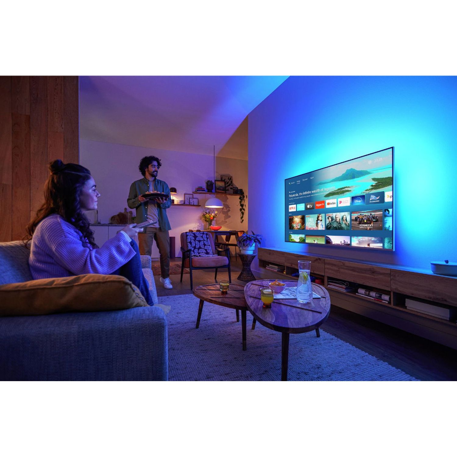 Philips - Televizor LED Philips 165 cm (65") 65PUS8807/12, Ultra HD 4K ...