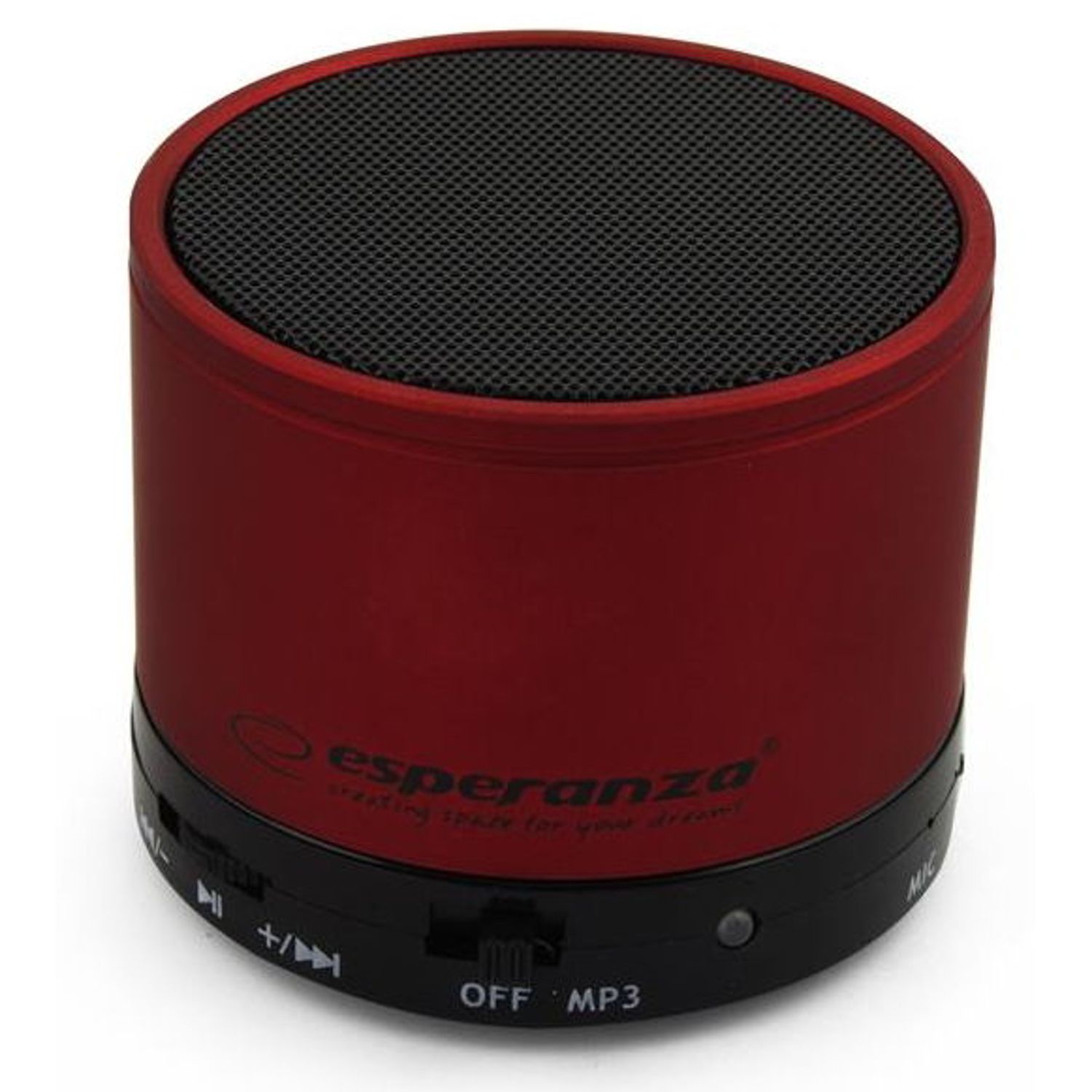 Boxa Portabila ESPERANZA RITMO EP115C, Bluetooth (Rosu) fotografia produsului