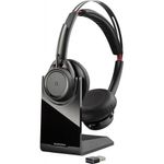 Casti Wireless Call Center Poly Voyager Focus B825 Microsoft Teams Version, Bluetooth 4.1, USB A (Negru) fotografia produsului