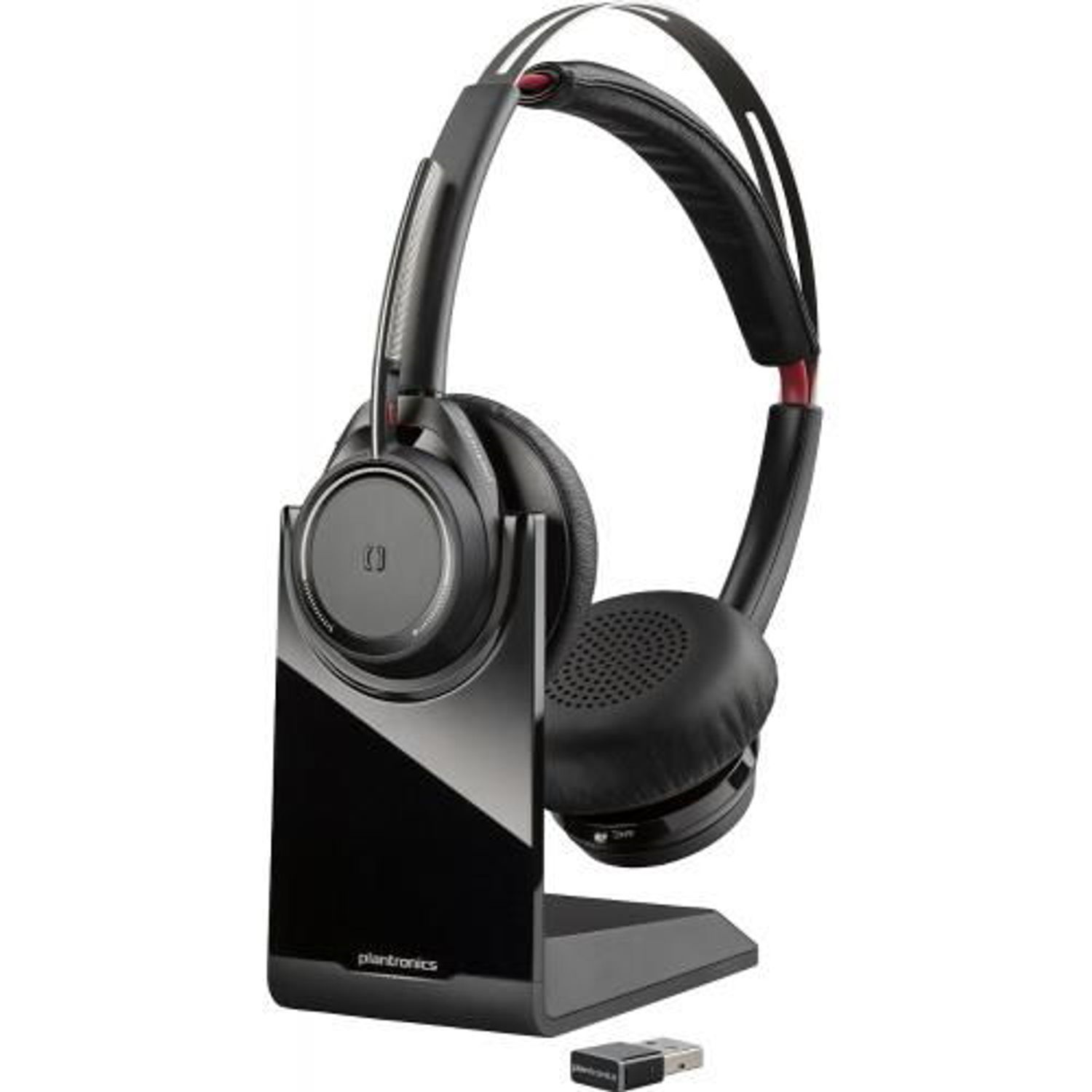 Casti Wireless Call Center Poly Voyager Focus B825 Microsoft Teams Version, Bluetooth 4.1, USB A (Negru) fotografia produsului
