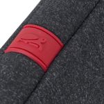 Husa laptop RivaCase Sleeve, Antisoc, 15.4" (Gri) fotografia produsului View 4 S