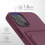 Husa pentru Apple iPhone 12/iPhone 12 Pro, Silicon, Violet, 55112.190, Kwmobile fotografia produsului View 4 S