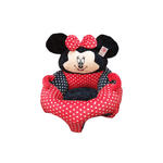Fotoliu bebe cu spatar - Minnie Mouse 3D, rosu, din plus fotografia produsului View 5 S
