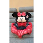 Fotoliu bebe cu spatar - Minnie Mouse 3D, rosu, din plus fotografia produsului View 6 S