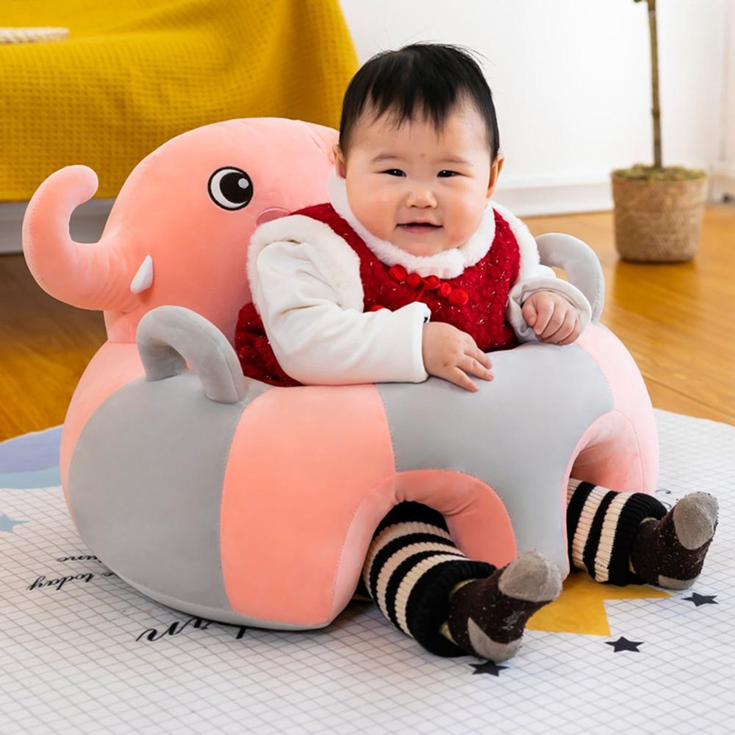 Fotoliu bebe fara arcada - Elefantelul roz fotografia produsului View 2 L