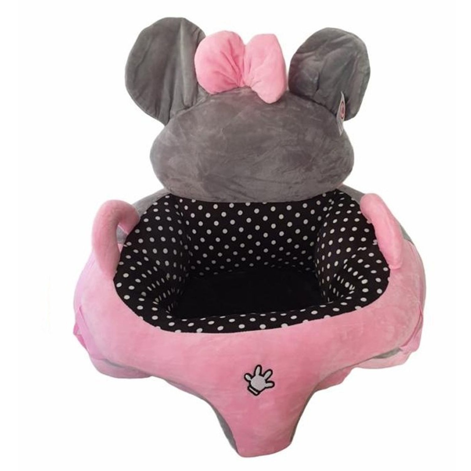 Fotoliu bebe cu spatar - Minnie Mouse roz fotografia produsului