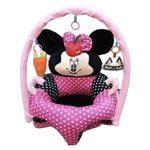 Fotoliu bebe cu spatar si arcada - Minnie Mouse 3D, roz, din plus fotografia produsului View 6 S