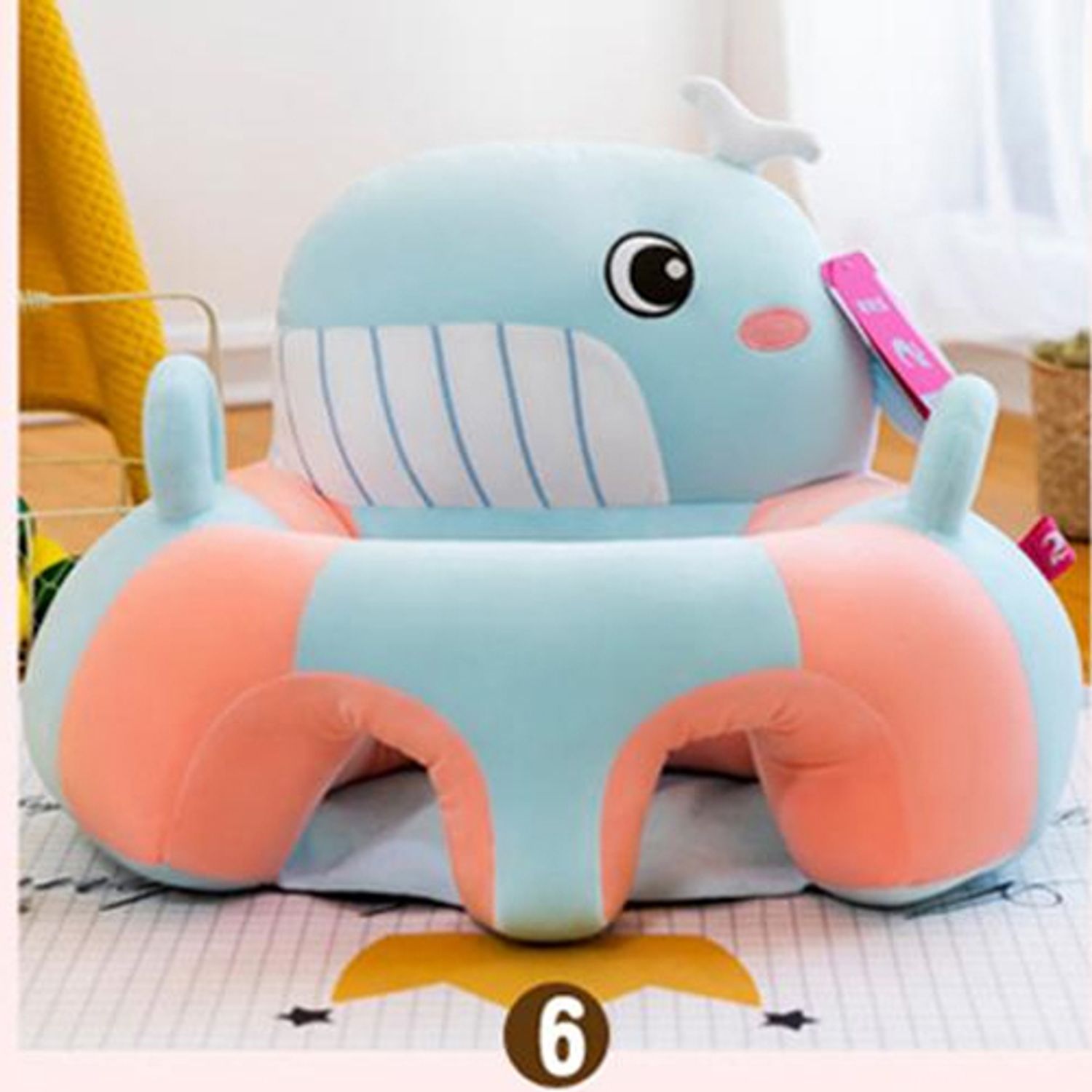 Fotoliu bebe cu arcada - Sharky blue, din plus fotografia produsului View 7 L
