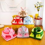 Fotoliu de sustinere bebe, din plus, cu placa de burete - Vacuta rosie fotografia produsului View 5 S
