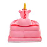 Fotoliu de sustinere bebe, din plus, cu placa de burete - Unicorn roz fotografia produsului View 4 S