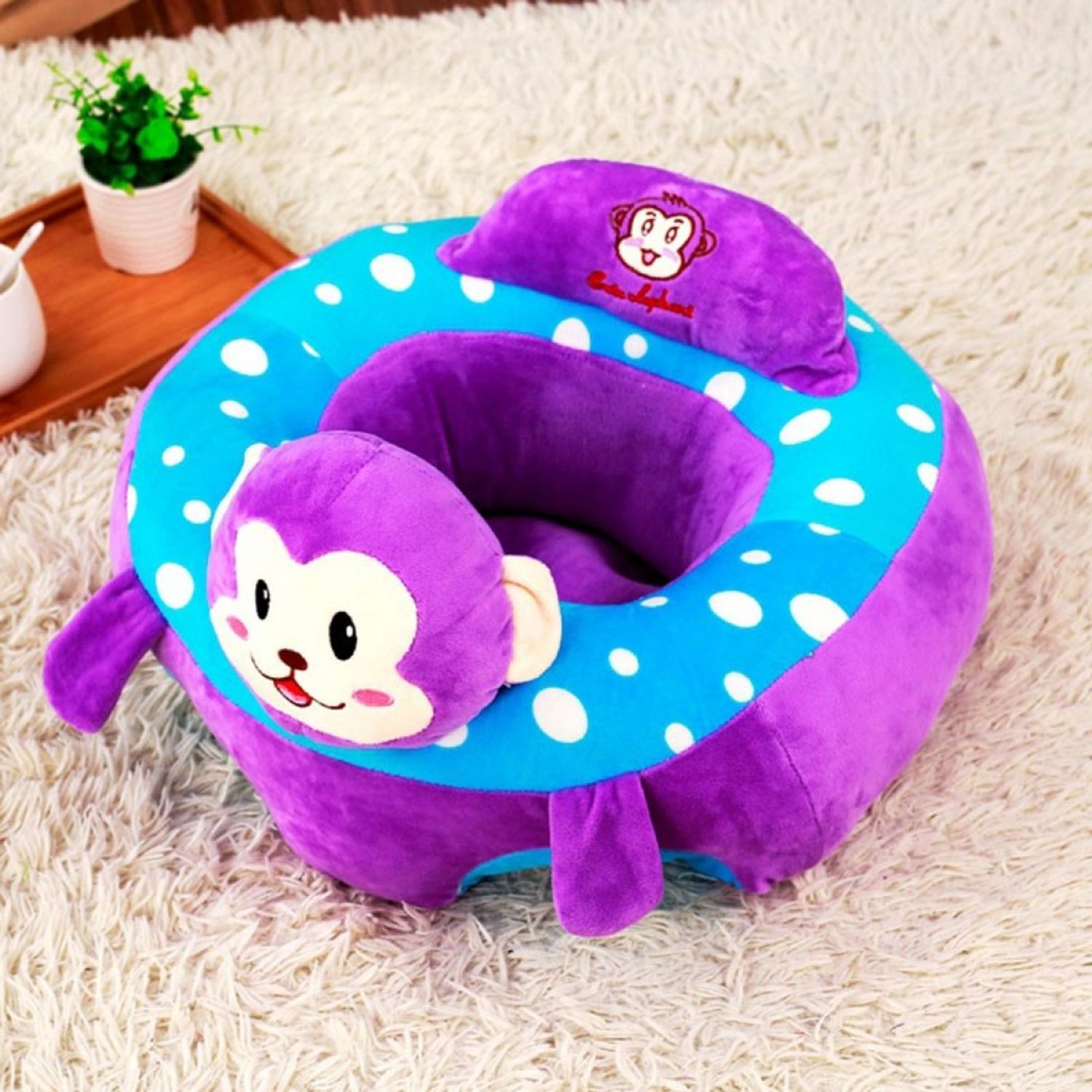 Fotoliu Bebe Maimutica invat sa stau in fundulet, 45 cm, din plus fotografia produsului View 3 L