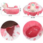 Fotoliu Bebe Unicorn invat sa stau in fundulet, 45 cm, din plus fotografia produsului View 4 S