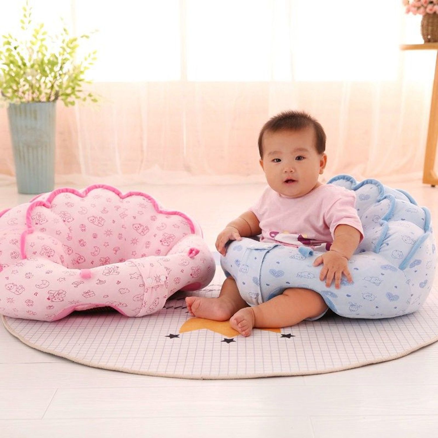 Fotoliu Bebe Royal Invat Sa Stau In Fundulet - Bleu fotografia produsului View 2 L