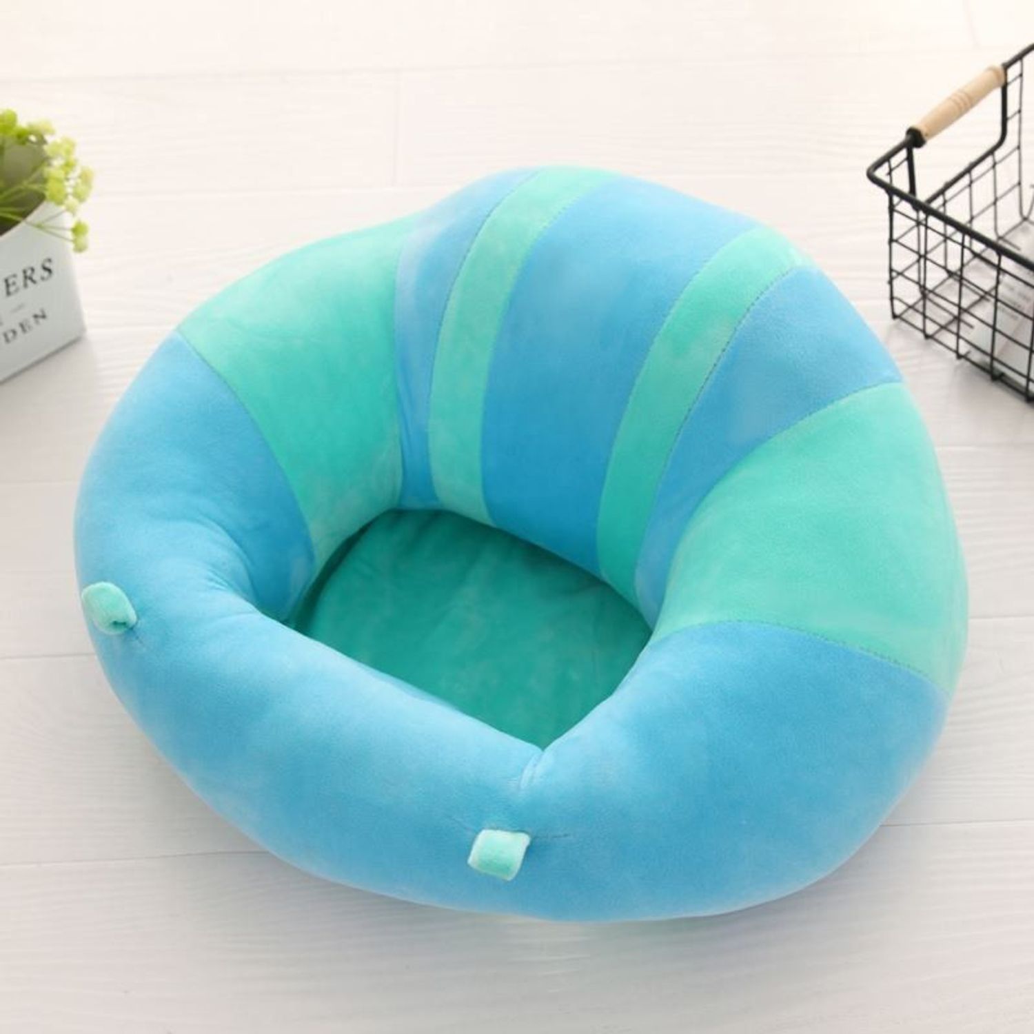 Fotoliu Bebe 45 cm Invat Sa Stau In Fundulet - bleu fotografia produsului View 2 L
