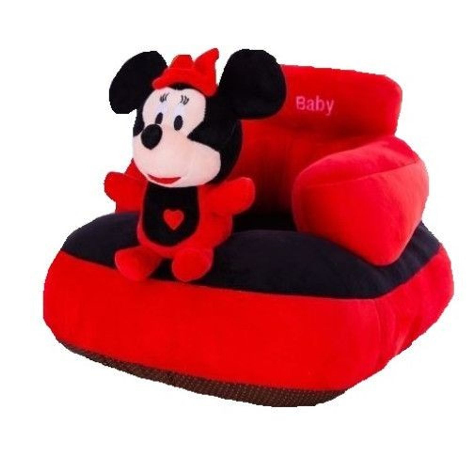 Fotoliu bebe cu spatar - cu mascota Minnie Mouse in fata, din plus fotografia produsului View 2 L