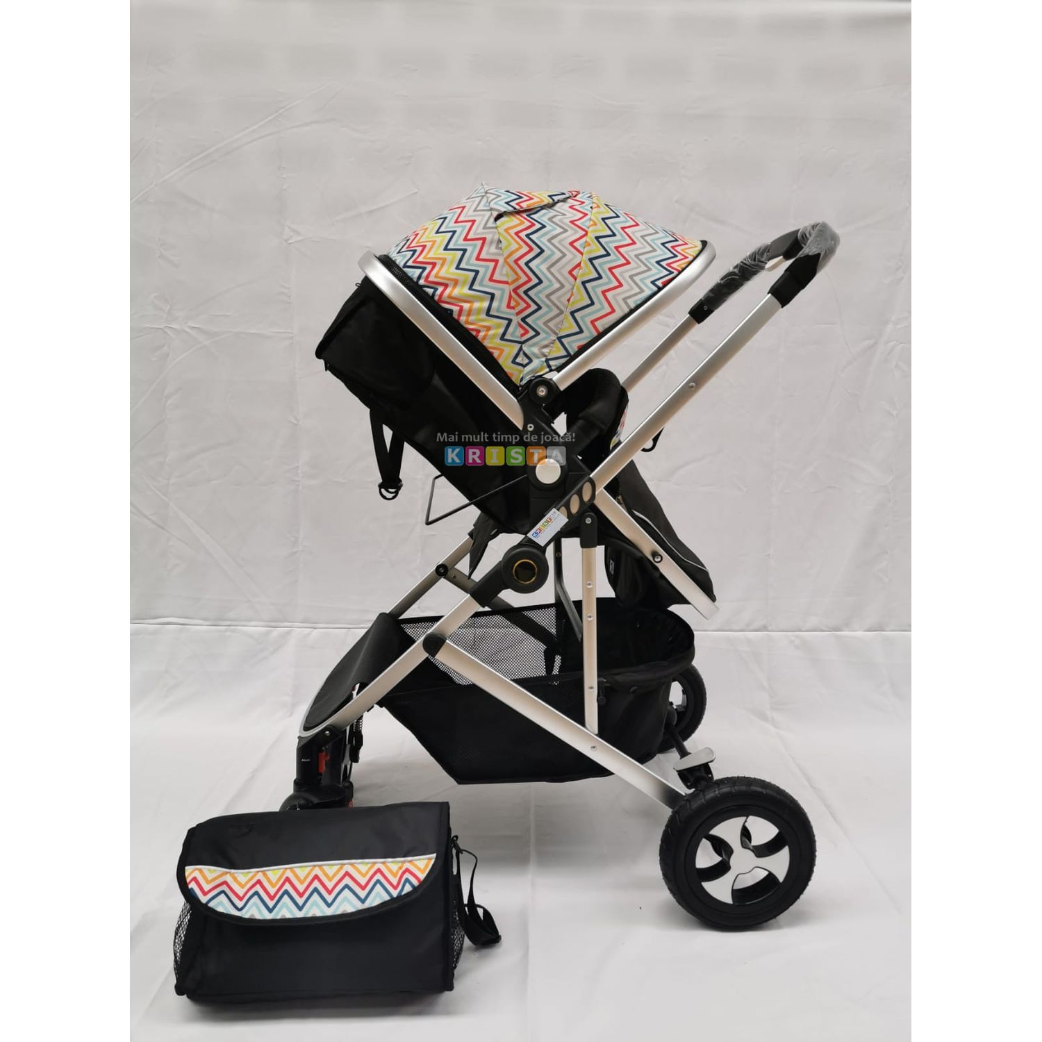 Carucior 2 in 1 transformabil landou-sport, 808 Multicolor fotografia produsului View 7 L
